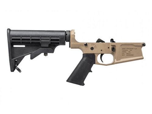 Aero Precision M5 Complete Lower Receiver w/A2 Grip/M4 Stock FDE