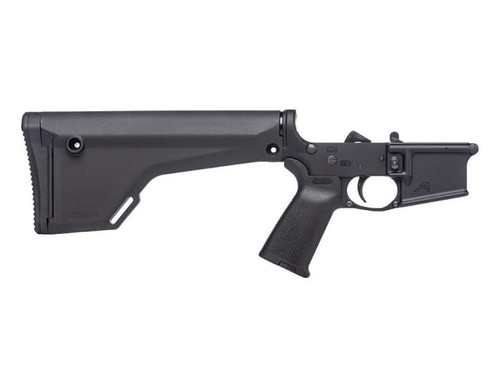 Aero Precision AR15 Complete Lower Receiver w/ MOE Grip & Fixed Rifle Stock Anodized