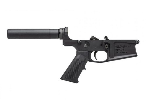 Aero Precision M5 Pistol Complete Lower Receiver w/ A2 Grip No Brace Anodized Black