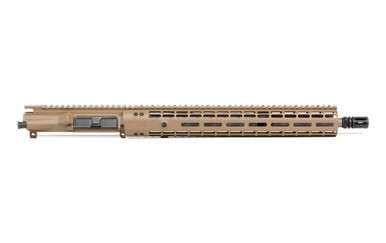 Aero Precision M4E1-T Complete Upper 16" .223 Wylde Fluted Barrel RM15 FDE