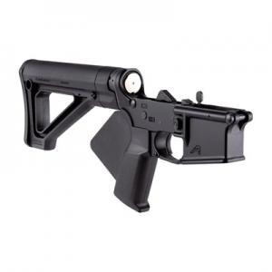 Aero Precision AR15 Complete Lower Receiver w/ Strike Industries Grip & Fixed Carbine Stock Anodized