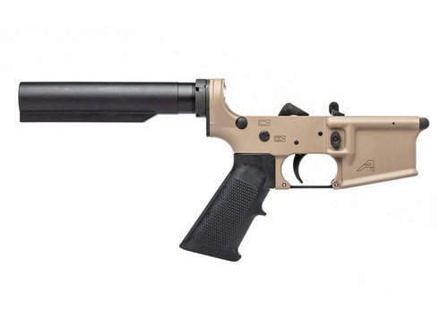 Aero Precision AR15 Gen 2 Carbine Complete Lower Receiver w/ A2 Grip No Stock FDE Cerakote