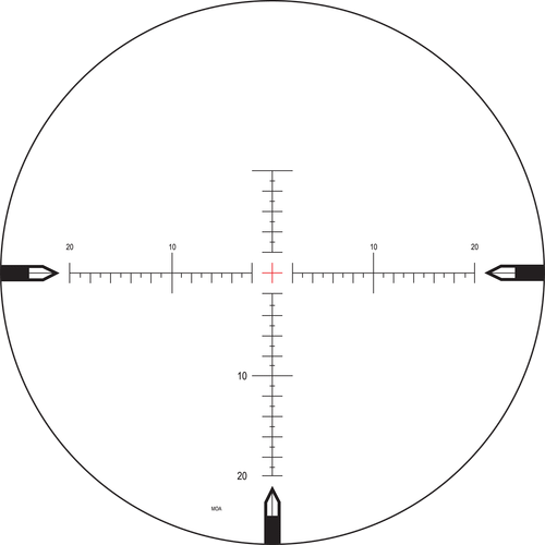 Nightforce NXS 8-32X56mm ZeroStop™ .250 MOA Center Only Illumination MOAR-T™