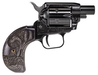 Heritage Barkeep Boot 22 LR 1.68" Black/Engraved Wood