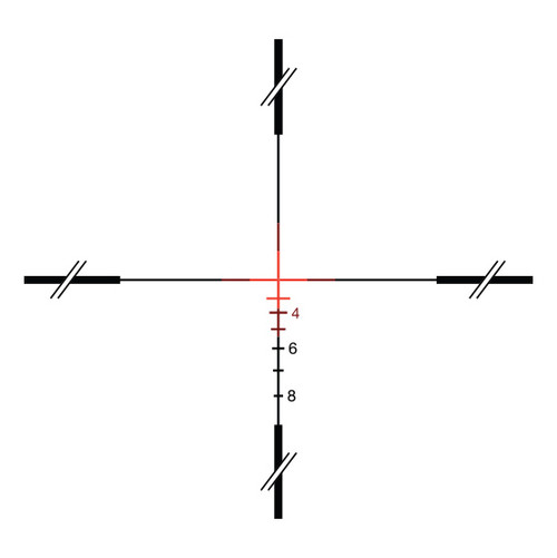 Trijicon 3x30 Compact ACOG Scope Red Crosshair .308/168gr. Winchester Ballistic Reticle