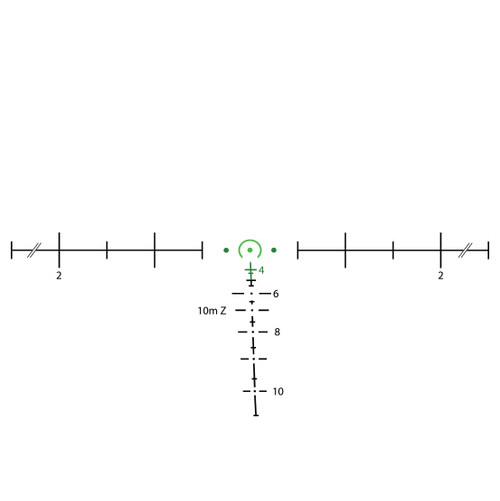 Trijicon ACOG 3.5x35 Green Horseshoe/Dot M249 Ballistic Reticle