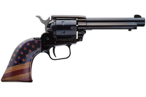 Heritage Rough Rider 4.75" Black/Gold US Flag 22LR view 3