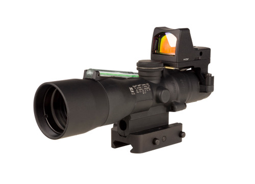 Trijicon Compact ACOG 3x30 Dual Illuminated Green Horseshoe/Dot 5.56x45mm/62gr. Ballistic Reticle & LED 3.25 MOA Red Dot RMR Type 2 view 2