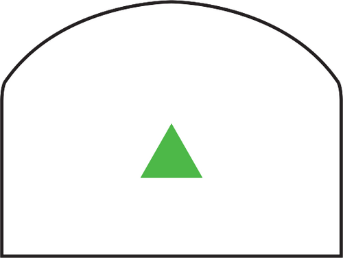 Trijicon RMR Dual Illuminated 12.9 MOA Green Triangle