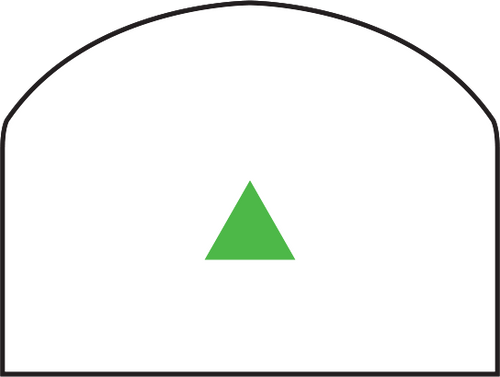 Trijicon RMR Dual Illuminated 12.9 MOA Green Triangle RM08-C-700280