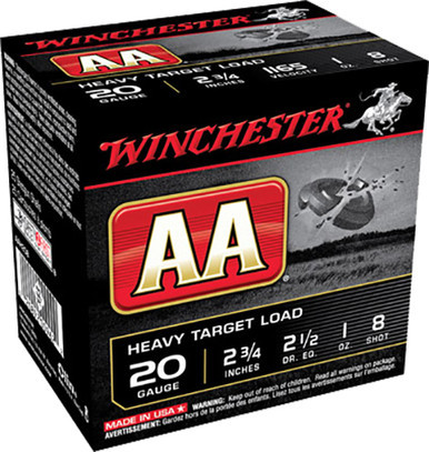 Winchester AA Heavy Target 20 Gauge 1 oz 8 Shot