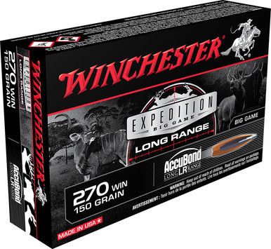 Winchester Expedition Big Game Long Range 270 Win 150 Grain Nosler AccuBond Long-Range