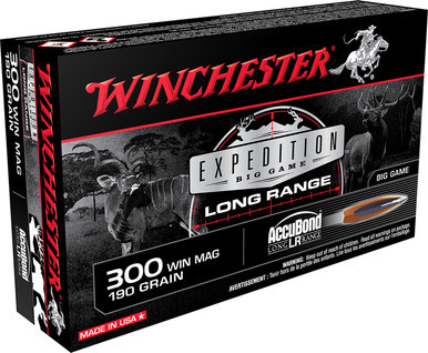 Winchester Expedition Big Game 300 Win Mag 190 Grain Nosler AccuBond Long-Range