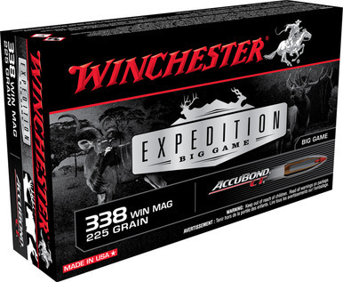 Winchester Expedition Big Game 338 Win Mag 225 Grain Winchester AccuBond CT