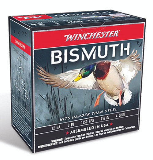 Winchester Bismuth 12 GA 1 3/8 oz Tin-Plated Bismuth 4 Shot