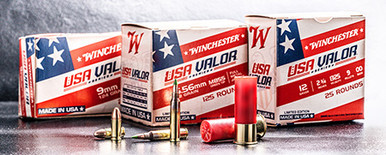 Winchester USA Valor 9mm 124 Grain Full Metal Jacket