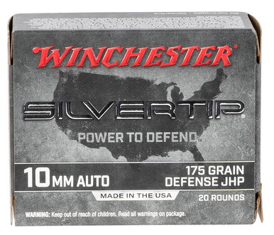 Winchester Super-X 10mm 175 Grain Silvertip Jacket Hollow Point