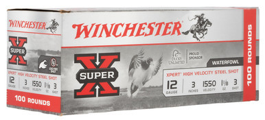 Winchester Super X Xpert High Velocity 12 Gauge 1 1/8 oz 3 Shot