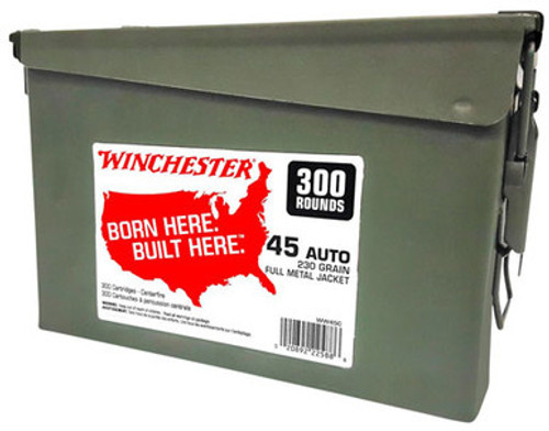 Winchester USA 45 ACP 230 Grain Full Metal Jacket WW45C