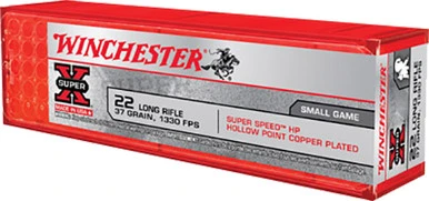 Winchester Super X 22 LR 37 Grain Super Speed Hollow Point Copper Plated