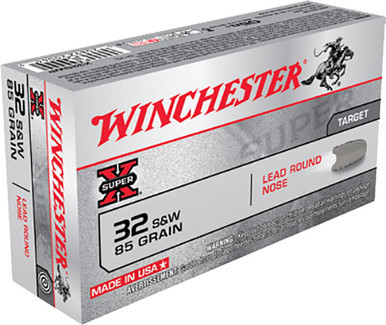 Winchester Super X 32 S&W 85 Grain Lead Round Nose