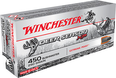 Winchester Deer Season XP 450 Bushmaster 250 Grain Extreme Point