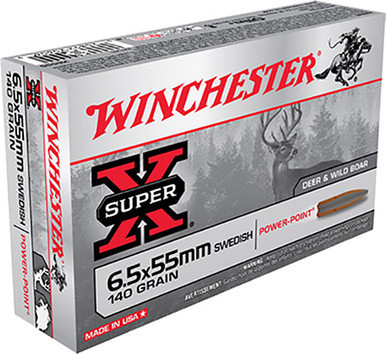 Winchester Super X 6.5x55 Swedish 140 Grain Power-Point