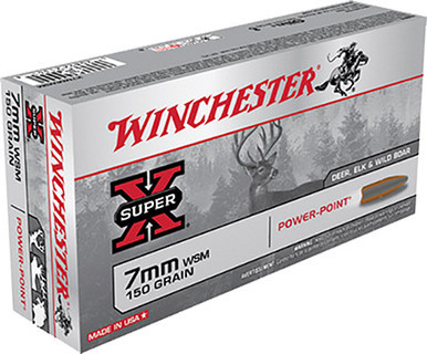 Winchester Super X 7mm WSM 150 Grain Power-Point