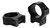 Warne Maxima Horizontal Scope Rings Medium 30mm Black Steel
