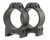 Warne Maxima Vertical Scope Rings Medium 30mm Black Steel