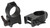 Warne Maxima Vertical QD Scope Rings Extra High 1" Black Steel
