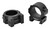 Warne Vapor Horizontal Scope Rings Low 1" Black