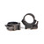 Warne Maxmia Rimfire QD Scope Rings Medium 1" Black Steel 721M
