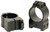 Warne Maxima CZ 550/557 Scope Rings High 1" Black Steel