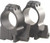 Warne Maxima QD Ruger M77 Scope Rings High 1" Black Steel