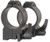 Warne Maxima QD Ruger M77 Scope Rings Medium 30mm Black Steel