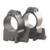 Warne Maxima QD Ruger No.1 Scope Rings High 30mm Black Steel