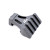 Warne 45 Degree Angle Side Mount Adapter Gray
