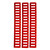 ERGO Picatinny Rail Cover Red