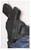Bulldog Molded Leather Belt Slide Holster Black