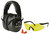 Walker's Ext Folding Range Muff & Glasses Plugs Combo Black