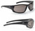 Walker's Vector Full Frame Shooting Glasses With Case Smoke view 2