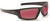 Walker's Vector Full Frame Shooting Glasses With Case Rose