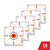 Allen EZ Aim Target 12 X 12 10 Pack view 5