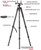 BOG Death Grip Infinite Tripod 7-57" Black view 3