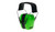 Caldwell Youth Low Pro Passive Earmuff Neon Green view 2