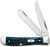 Case Mini Trapper 2.75"/2.75" Clip/Spey Mediterranean Blue Bone 51852
