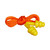 Allen Deluxe Ear Plugs with Cord & Small Case Orange view 4