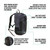 Allen Midnight Deluxe Backpack Shade Blackout