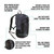 Allen Midnight Deluxe Backpack Shade Blackout view 4
